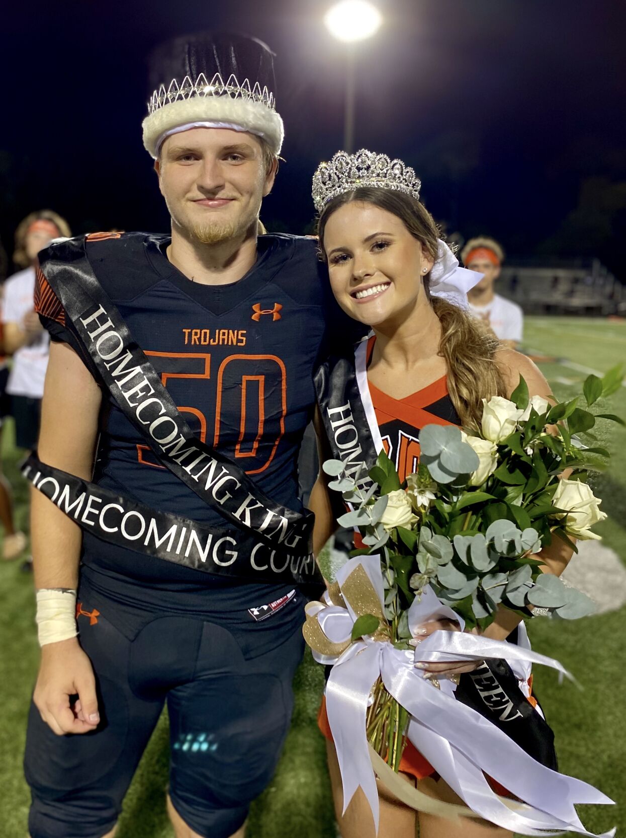 Lely Dukes3. Tyler Drake and Marco’s Nicole Geddis were Lely’s homecoming king and queen..jpeg